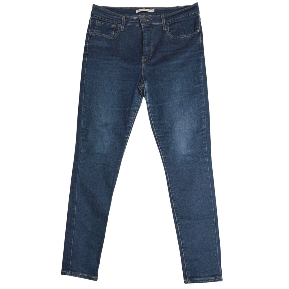 Levi's 720 High Rise Super Skinny Dark Indigo Blue Jeans Womens Size 31